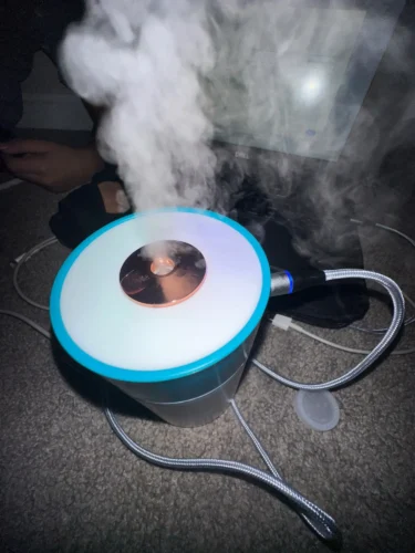 LumiSpritz - Portable USB Desktop Humidifier with Night Light photo review