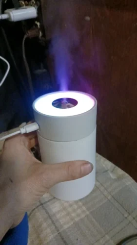 LumiSpritz - Portable USB Desktop Humidifier with Night Light photo review