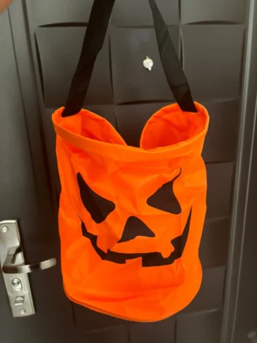 PumpkinPal LED Light Up Trick-or-Treat Bag - Thanksgiving Party Gift Basket photo review