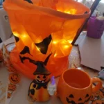 PumpkinPal LED Light Up Trick-or-Treat Bag - Thanksgiving Party Gift Basket photo review