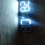 NovaTime 3D LED Digital Wall Clock - Multifunctional, Luminous, USB Plug-in, Creative Home Decor photo review