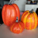 7pcs Fake Pumpkin Model Set for Halloween DIY Crafts & Fall Decor photo review