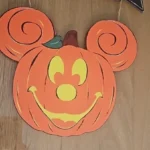 Halloween Mouse Welcome Hanging Sign For Front Door,Happy Halloween Wooden Pumpkin Signs,Wood Door Hanger Ornaments photo review