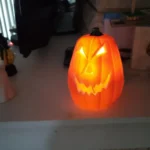 Spooky Halloween LED Pumpkin Lantern - Perfect Home & Bar Decor photo review