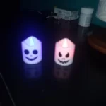 6pcs Halloween LED Ghost Pumpkin Candle Lights - Spooky Party & Haunted House Decor photo review