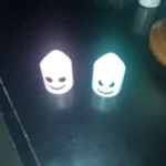 6pcs Halloween LED Ghost Pumpkin Candle Lights - Spooky Party & Haunted House Decor photo review