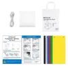 Portable 20cm LED Light Box Kit with 6 Backdrops for Professional Photography