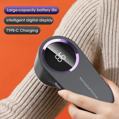 USB Rechargeable LED Lint Remover: Electric Fabric Shaver for Clothes & Sweaters