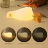 Rechargeable Duck LED Night Light - Dimmable Silicone Lamp for Kids' Room Decor