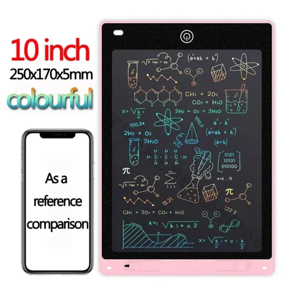 10/12 Inch LCD Writing Tablet: Kids Drawing Board & Magic Sketchpad Toy Gift