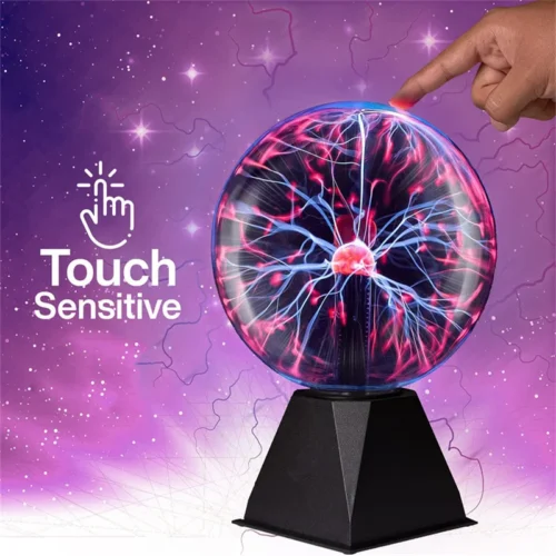 Enchanting 3-Inch Magic Plasma Ball Light - Perfect Kids' Birthday Gift & Home Decor