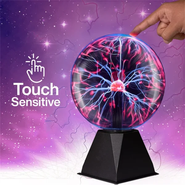 Enchanting 3-Inch Magic Plasma Ball Light - Perfect Kids' Birthday Gift & Home Decor