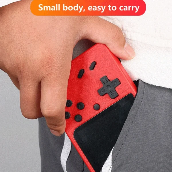 Red Retro Handheld Game Console for Kids: Hundreds of Classic Games & TV Connectivity
