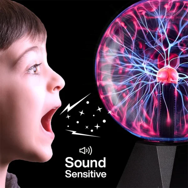 Enchanting 3-Inch Magic Plasma Ball Light - Perfect Kids' Birthday Gift & Home Decor