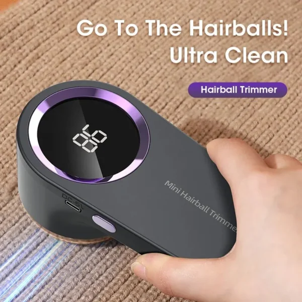 USB Rechargeable LED Lint Remover: Electric Fabric Shaver for Clothes & Sweaters