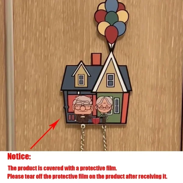 Romantic Couple Key Holder & Pendant: Stylish Home Decor & Gift for Her