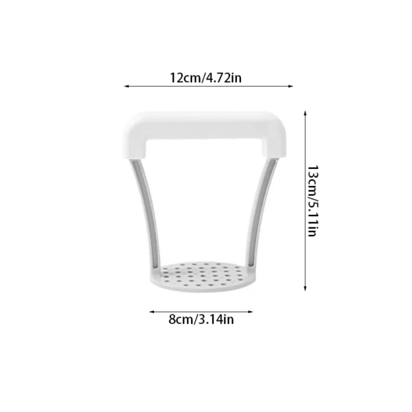 Durable Manual Potato Masher & Ricer with Non-Slip Handle - Versatile Kitchen Gadget for Vegetables & Fruits