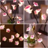 Cherry Blossom LED Bonsai Tree Lamp: USB/Battery Powered Touch Night Light