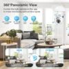 MP E27 Indoor WiFi Camera Bulb - Automatic Human Tracking, Full-Color Night Vision