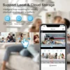 MP E27 Indoor WiFi Camera Bulb - Automatic Human Tracking, Full-Color Night Vision