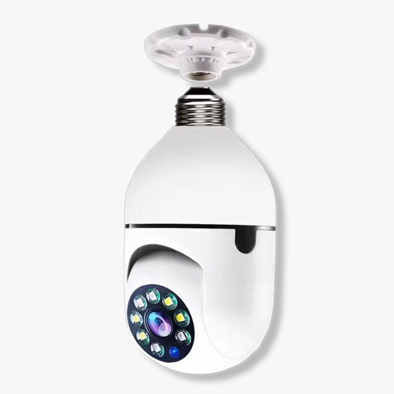 MP E27 Indoor WiFi Camera Bulb - Automatic Human Tracking, Full-Color Night Vision