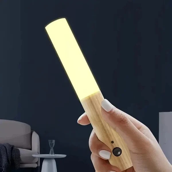 Motion-Activated Rechargeable LED Night Light for Hallways, Cabinets & Bathrooms