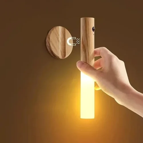 Motion-Activated Rechargeable LED Night Light for Hallways, Cabinets & Bathrooms